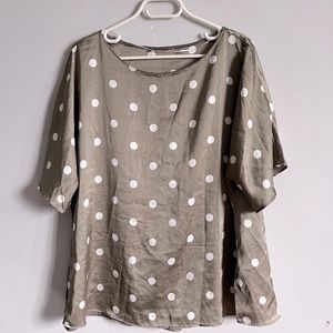 Zara Polka Dot top